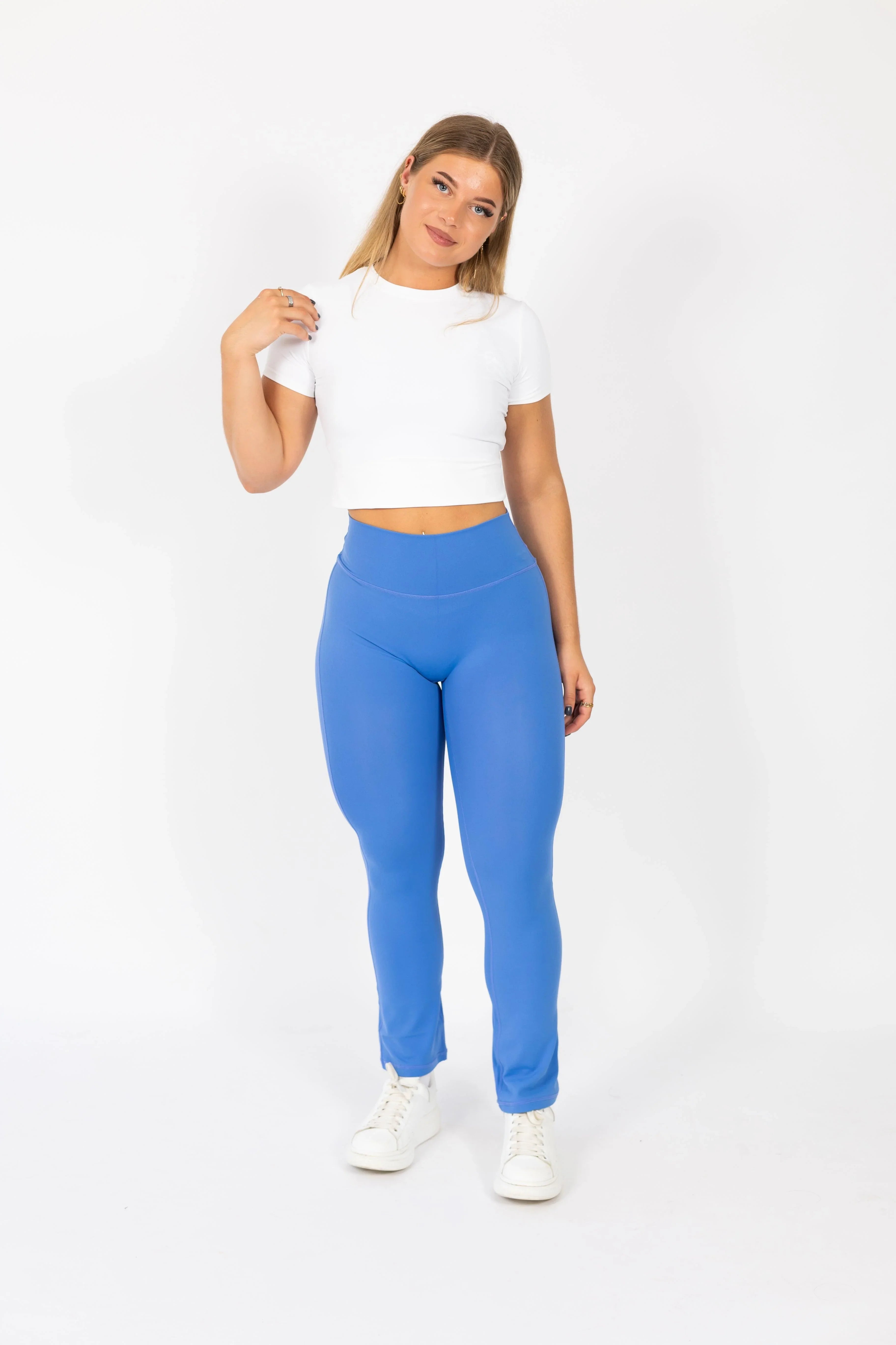 Pantalon Évasé Bleu Medusa - Styxgym